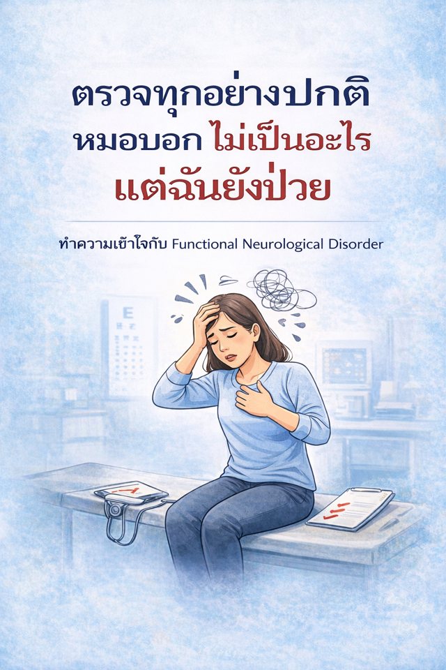 ปกหนังสือ ตรวจทุกอย่างปกติ หมอบอกไม่เป็นอะไร แต่ฉันยังป่วย